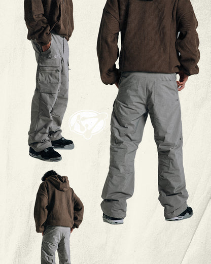 Carpenter Cargo Straight Leg Pant (Grey)